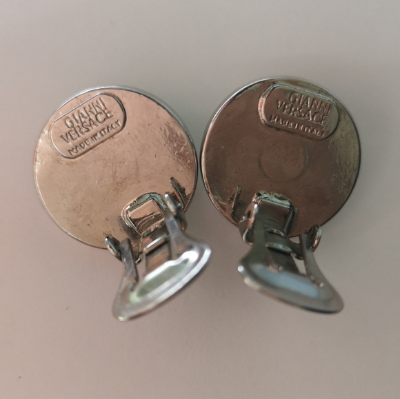 SOLD! VERSACE Medusa head medallion earring - Picture 3 of 4